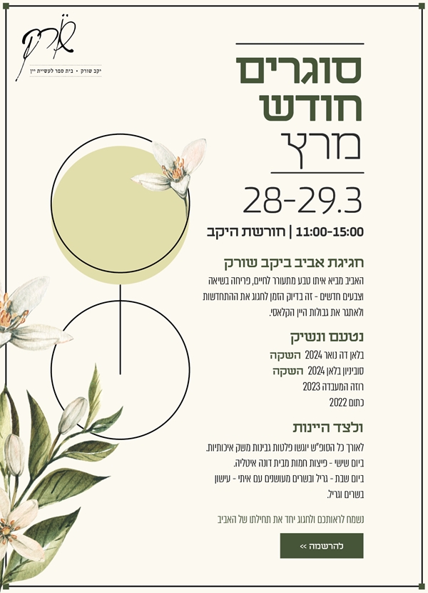 סוגרים חודש מרץ