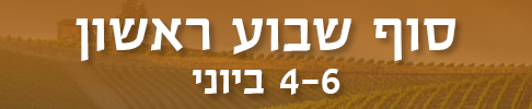 סוף שבוע ראשון 4-6 ביוני